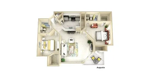 Floor plan Augusta - B3