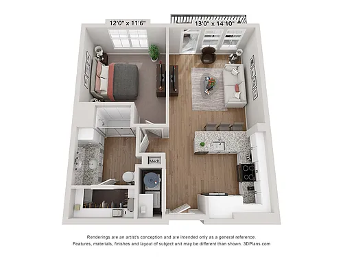 Floor plan A3 - Cobalt