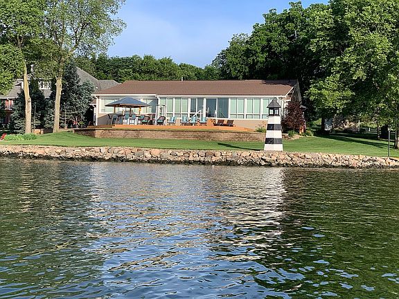 View of home from lake