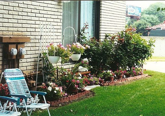 Residents enjoy parklike settings with home gardens