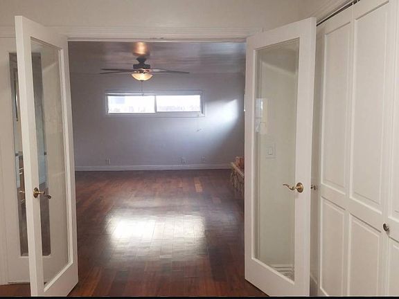 French doors leading into Den