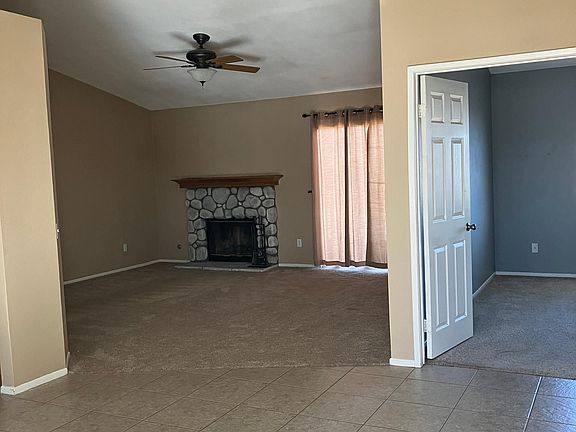 Entry with view of living room