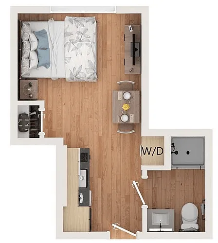 Floor plan Studio_North