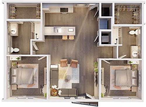 Floor plan South Bank-2A ADA East