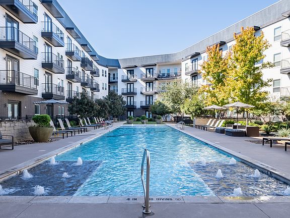 The Second of Two Pools at Abstract at Design District in Dallas TX, 75207