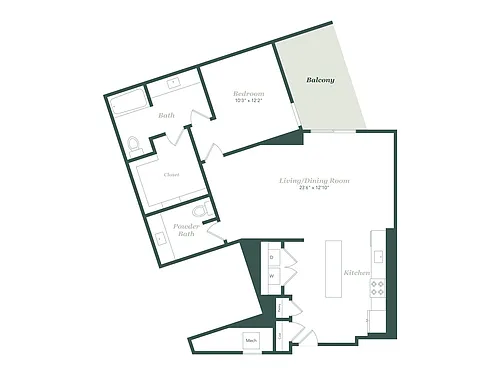Floor plan 1F