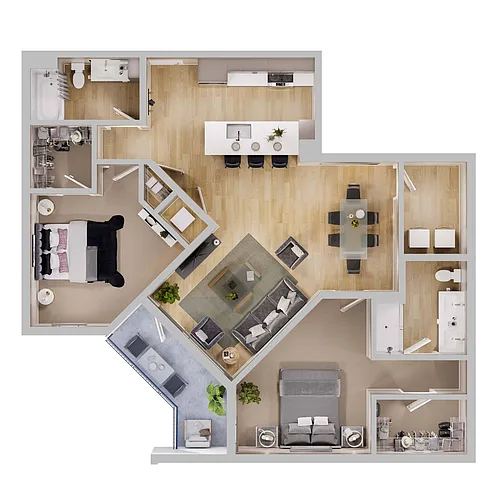 Floor plan B6