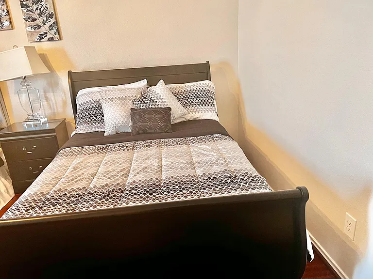 2nd bedroom-upstairs has 2 queen beds,night stand,dresser,mirror