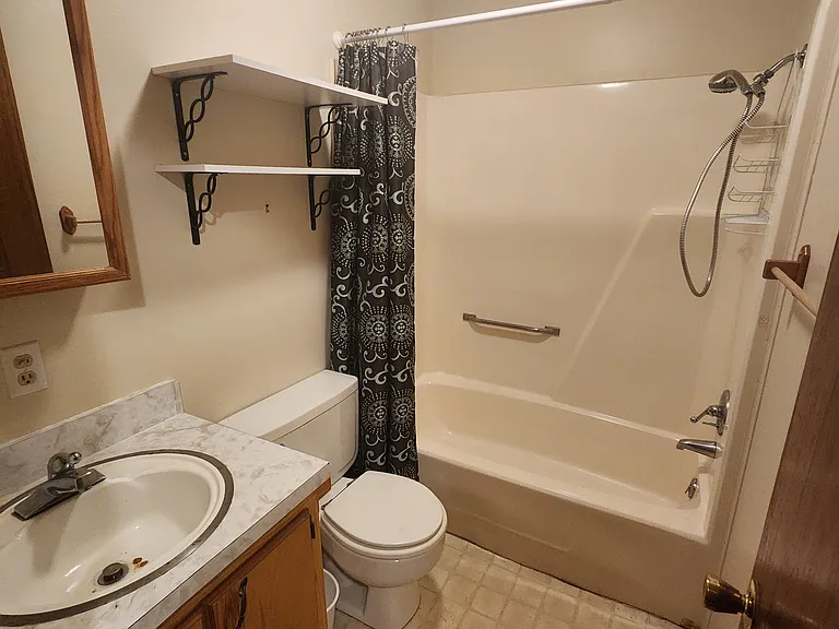 Hall bathroom.