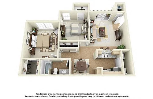 Floor plan 2 Bedroom