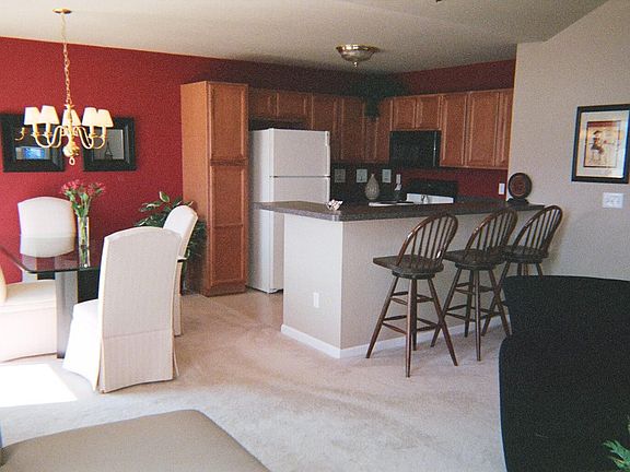 Kitchen W/Upgraded Maple Cabinets and Dining Area 