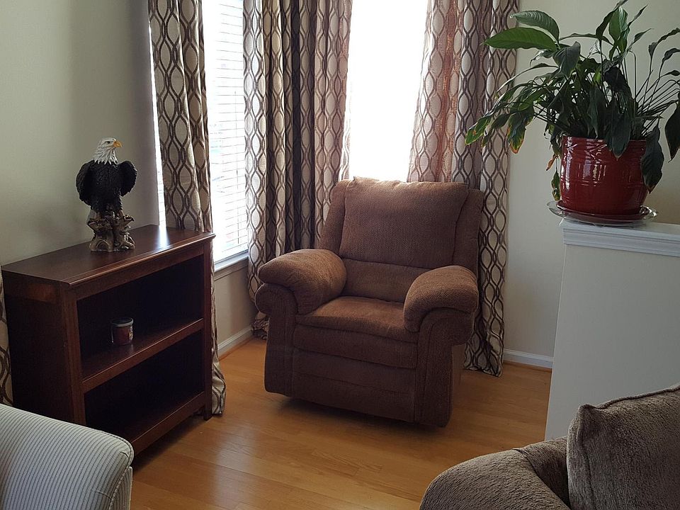 Reading corner in living room