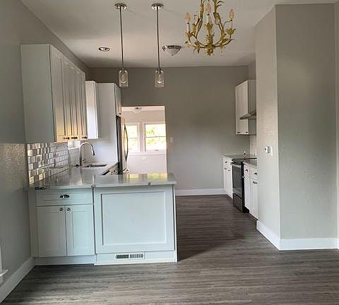 Dining area and kitchen