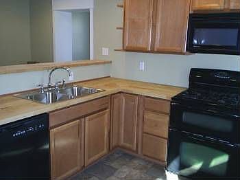 Kitchen before back splash completed