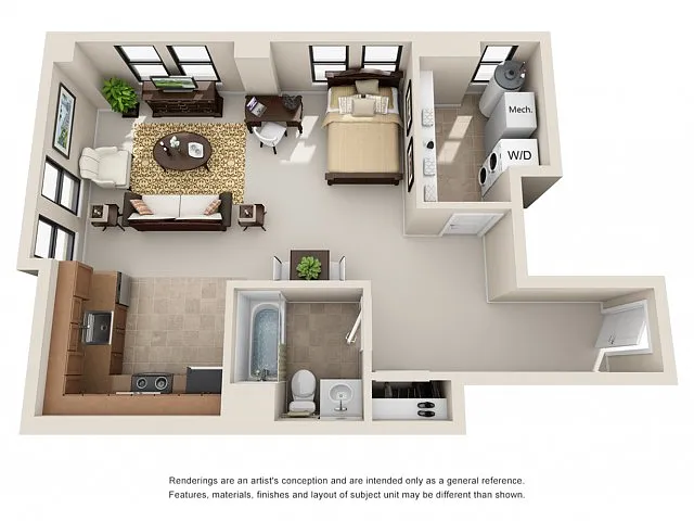 Floor plan The Town