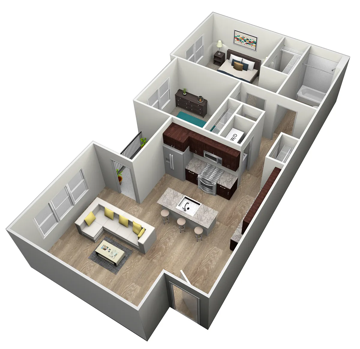 Floor plan 2X1-933