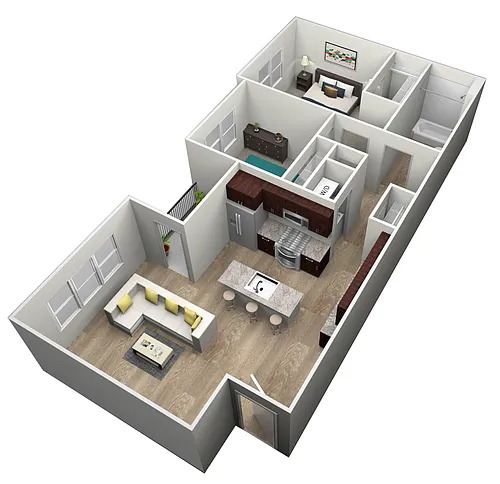 Floor plan 2X1-933