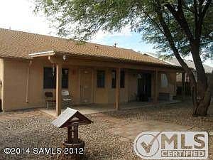 Low maintenance back yard.