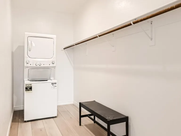 Huge Closet with washer and dryer