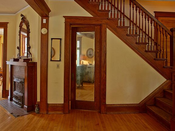 Standing at front door