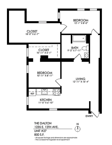 Floor plan 2 Bedroom