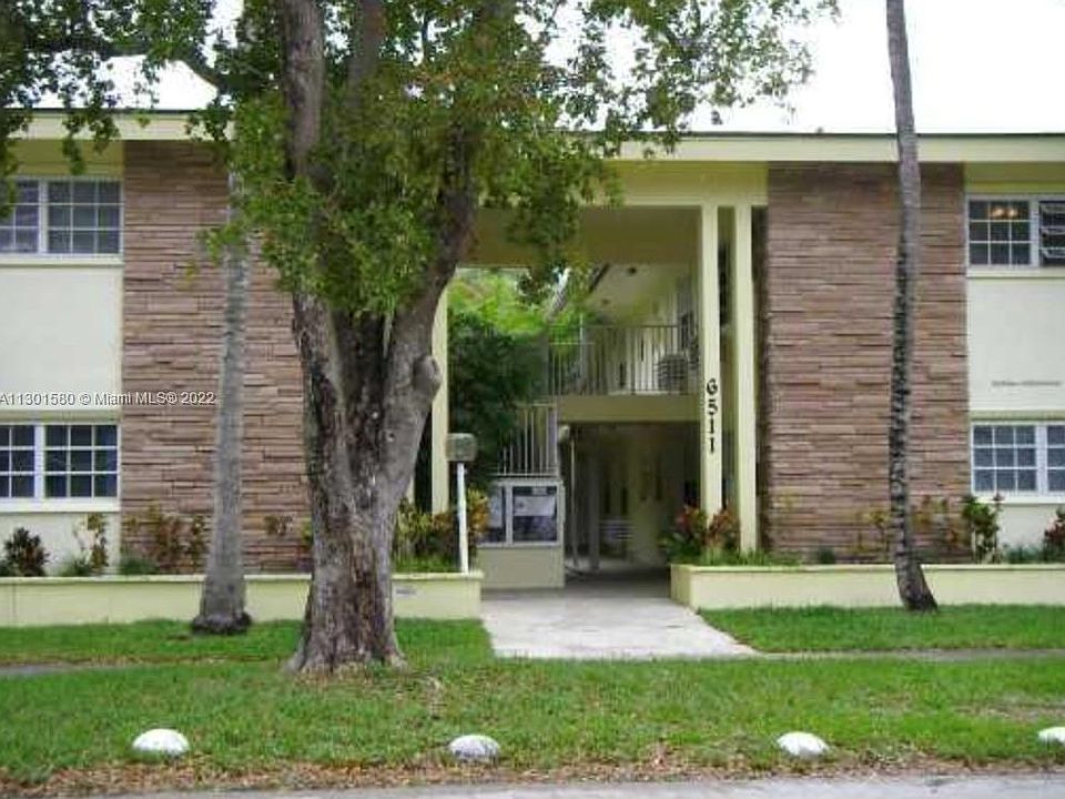6511 Santona St. C7, Coral Gables_ Exterior_Building is just across UM, 1 block from Publix