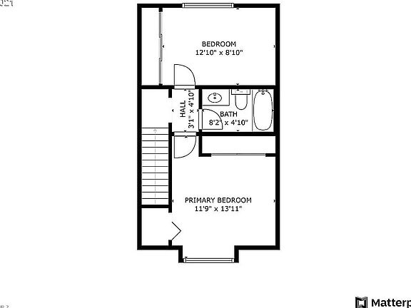 Upstairs layout
