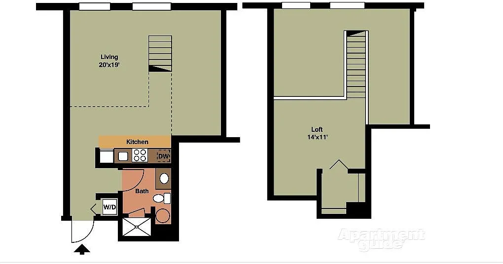 Floor plan Loft B