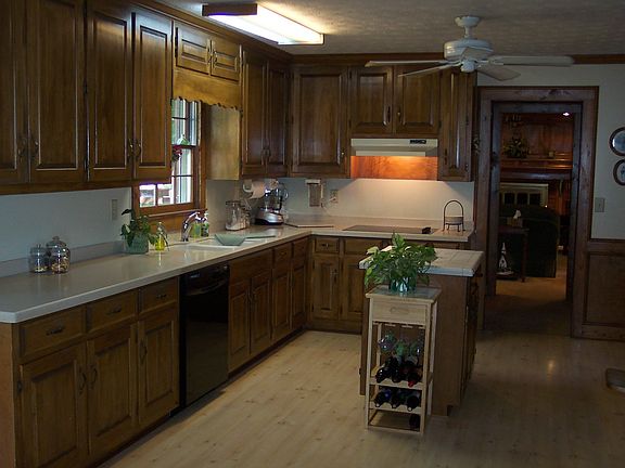 updated, solid surface countertops