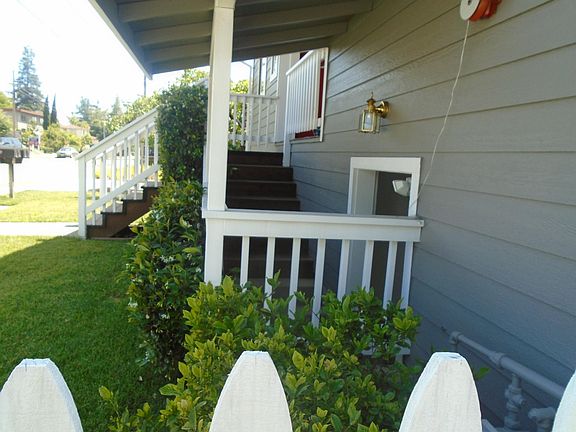 stairs to units from garage area