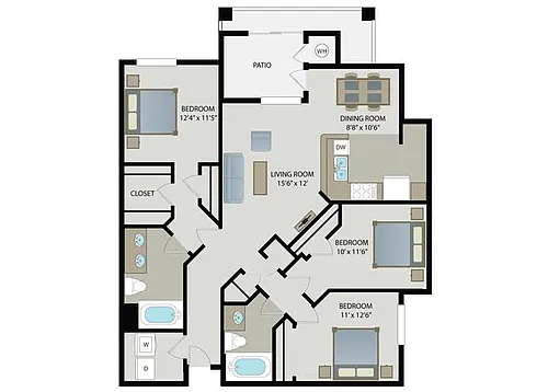 Floor plan Santa Monica