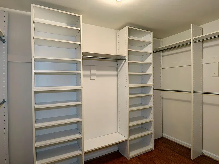 Master walk-in closet