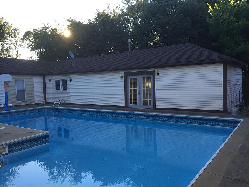Pool outside of Kitchen
