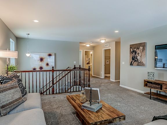 Loft space perfect for movie night