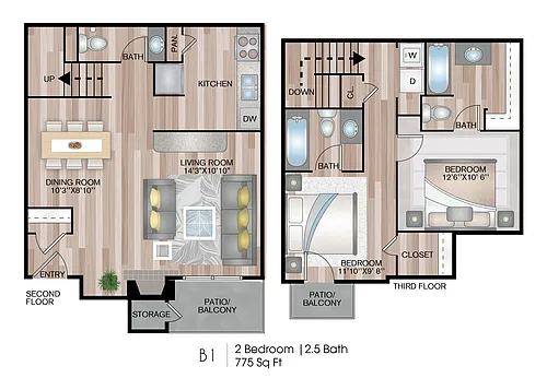 Floor plan B1