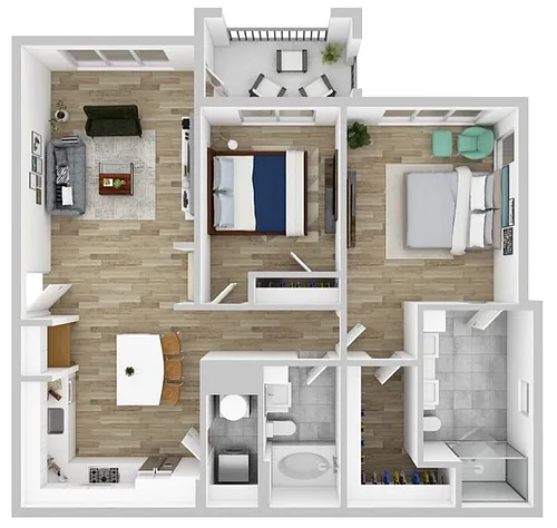 Floor plan B2