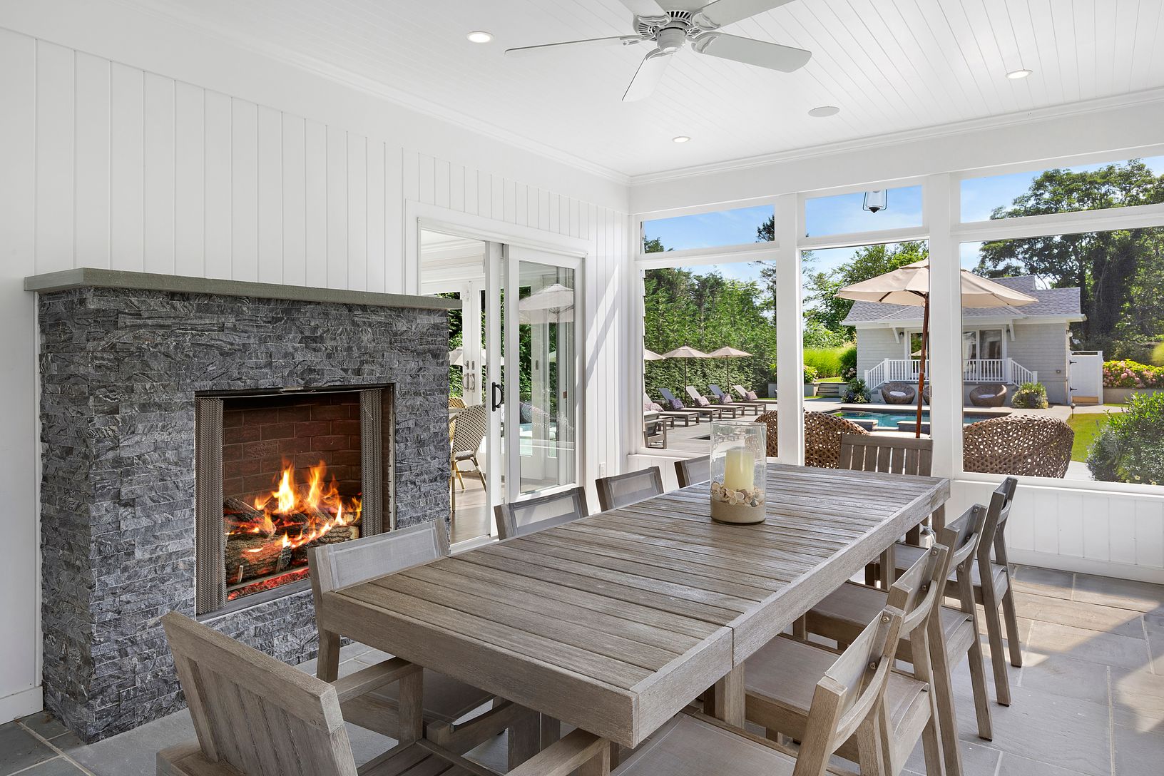  Screened-In Porch with Removable Windows
