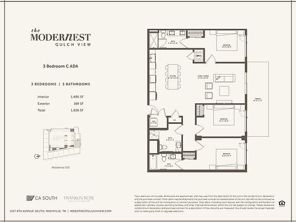 Modernest Gulch View 3 Bedroom C ADA