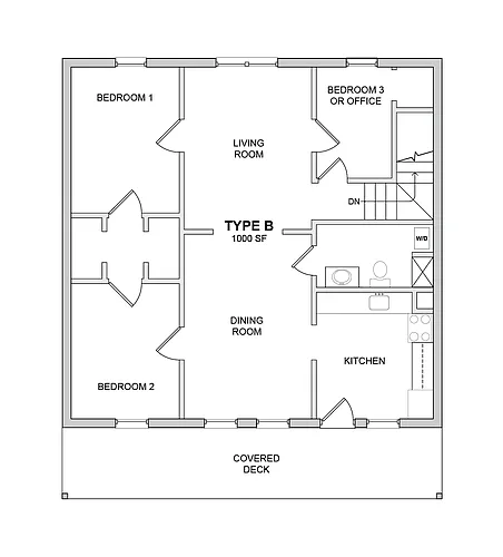 Floor plan Type B