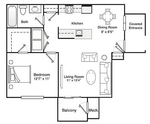 Floor plan Aberdeen