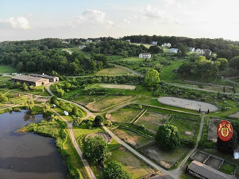 Aerial View of the Farm