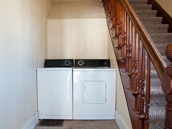 Laundry in entryway