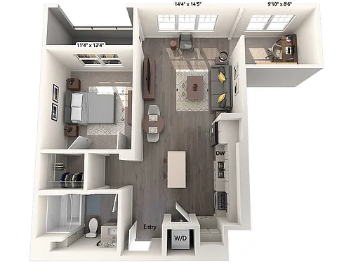 Floor plan AM19D-825-833