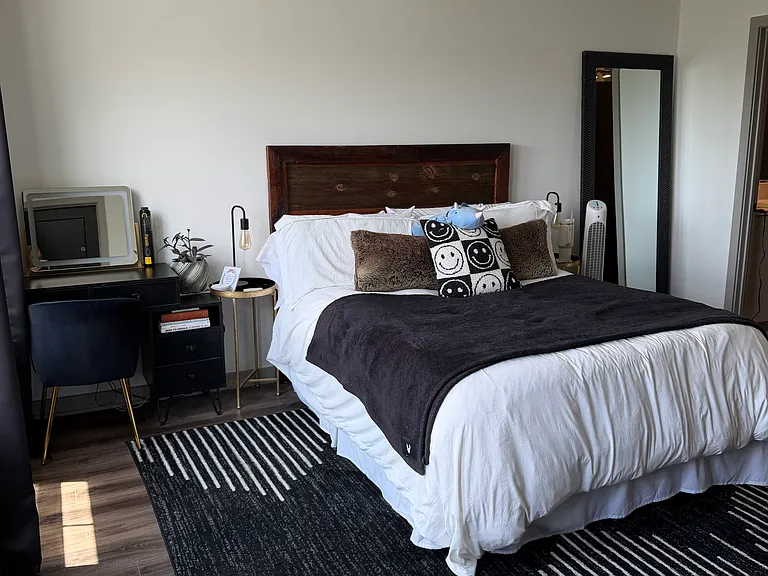 Master bedroom on the third floor