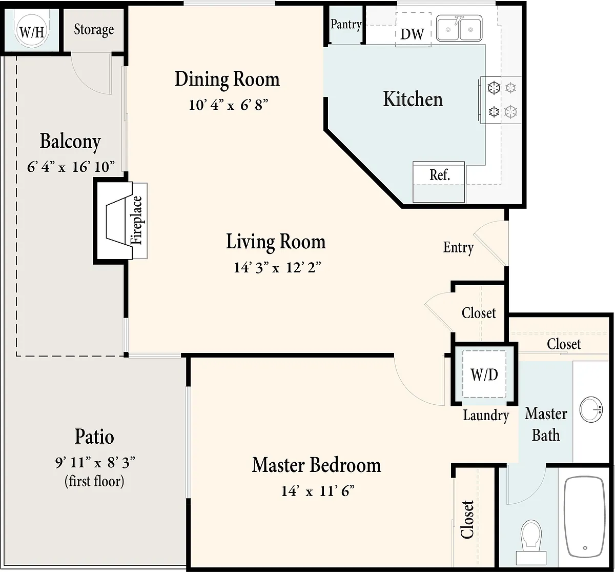 Floor plan The Avalon