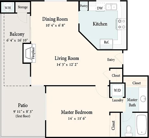 Floor plan The Avalon