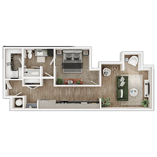 Floor plan A13