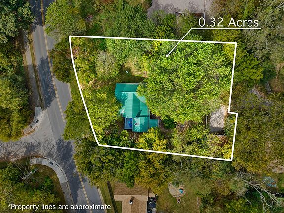 Nice sized yard fenced in and with a great garden area (some raised beds already there).