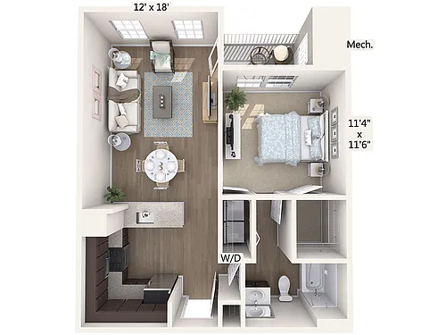 Floor plan A2-E-Floor1
