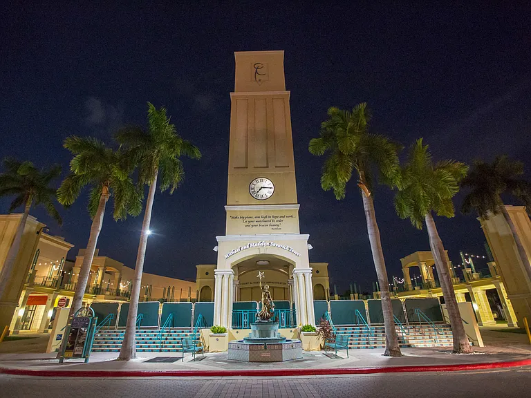 Michael & Madelyn Savarick Tower Clock in Boca Raton, Florida